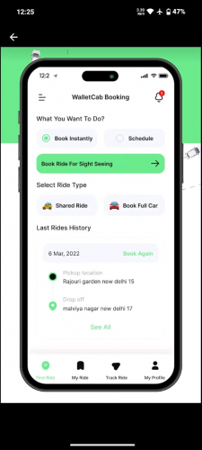 WalletCab screenshot 3