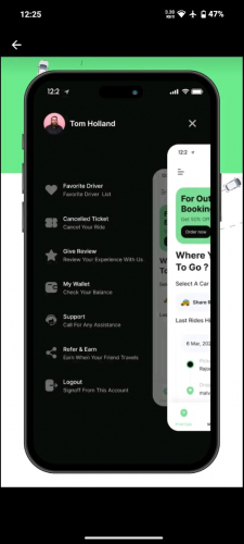 WalletCab screenshot 2