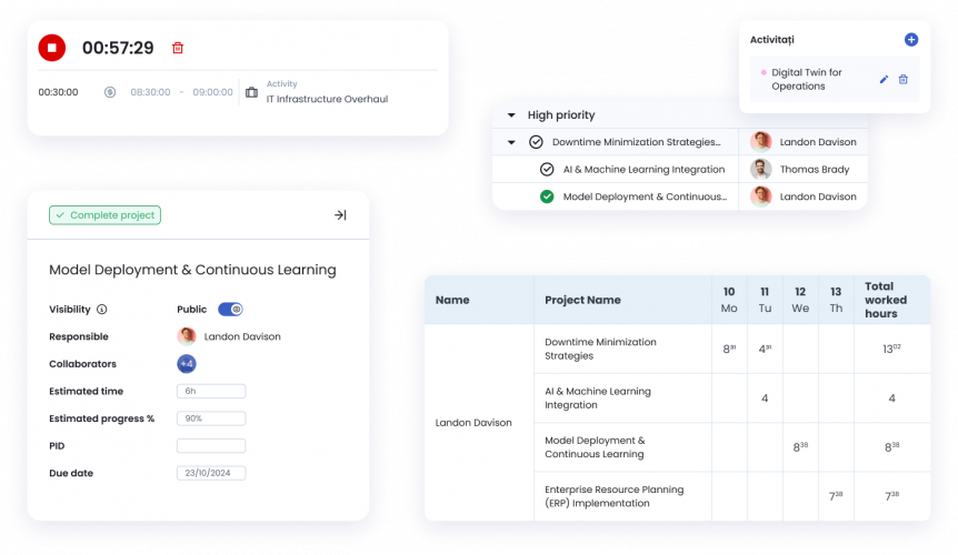 iFlow App - clocking and time tracking SAAS screenshot 1