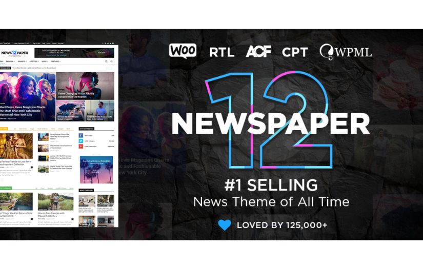 WordPress Newspaper Theme screenshot 2
