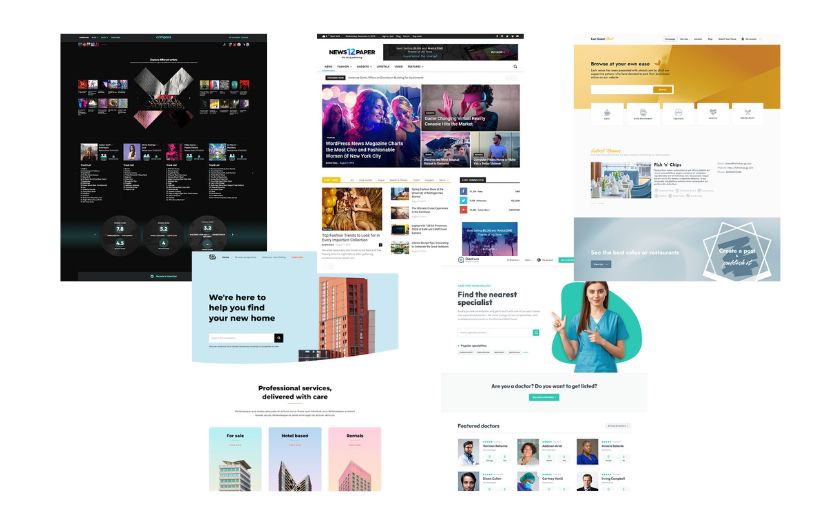 WordPress Newspaper Theme screenshot 1