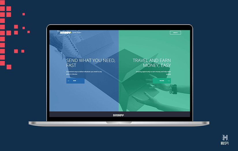 Brinfy Crowdshipping Platform screenshot 1