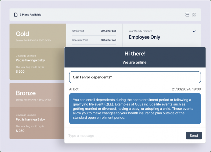 HRM & Insurance Portal screenshot 2