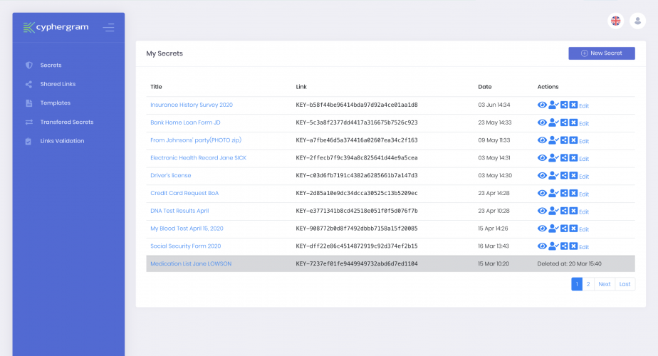 Blockchain Data Collaboration Platform screenshot 2