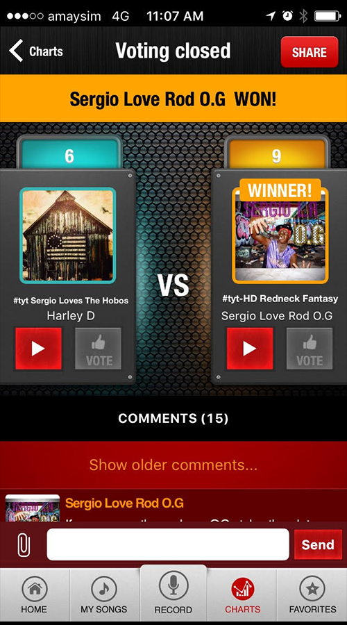 Jam for iPhone screenshot 1