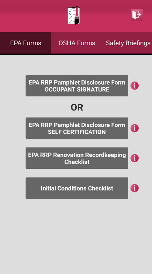 Painter Safety Forms screenshot 2