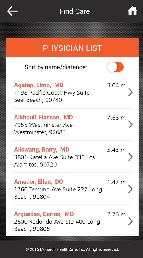 Monarch CareFinder screenshot 4