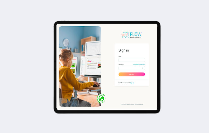 Building a reading fluency learning platform screenshot 2