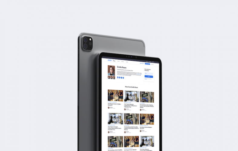 ZOOM: custom wordpress design and development screenshot 2