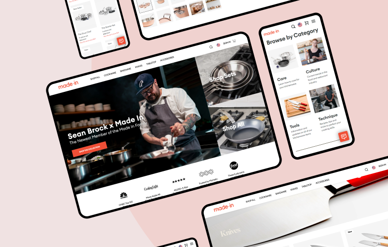 Shopify website development screenshot 1