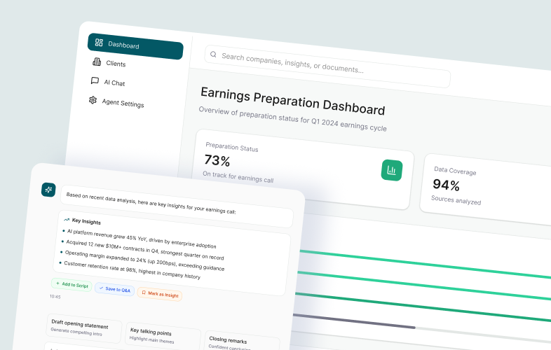 System Architecture for AI-Assisted Earnings Call Preparation screenshot 2