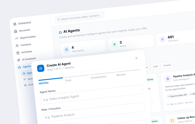 Conversational CRM Runtime for Multi-Tenant Salesforce SaaS screenshot 1