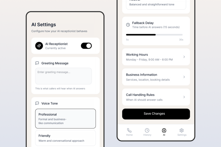 Mobile VoIP Architecture for Reliable Call Routing in AI Reception Systems screenshot 3