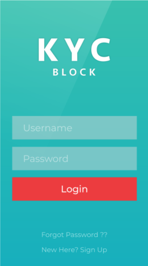 KYCBlock : Blockchain-based solution for auto verification of KYC documents screenshot 2