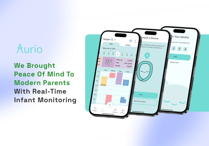 Aurio | Next‑Gen Baby Monitor App screenshot 1