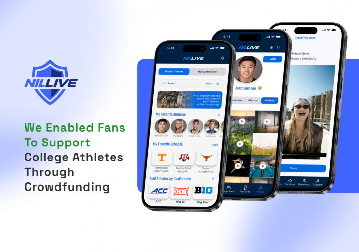 NIL Live | Mobile App & Web Portal screenshot 1