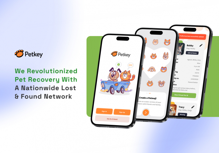 PetKey | Lost & Found Network & Microchip Registration App screenshot 1