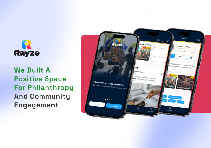 Rayze | Non-Profit & Civic Awareness Mobile App & Admin Portal screenshot 1