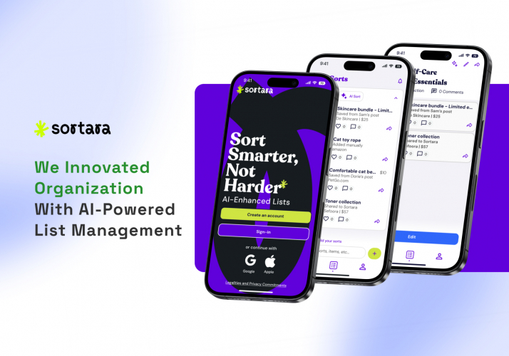 Sortara | AI‑Powered List Management Platform screenshot 1