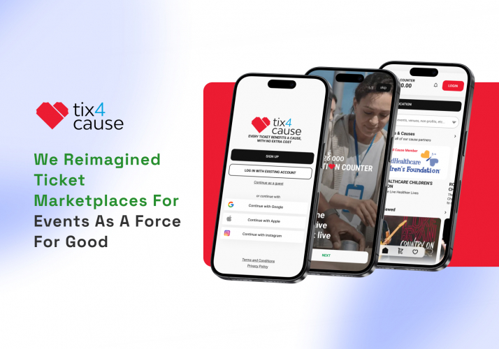 Tix4Cause | Charitable Ticketing Platform screenshot 1