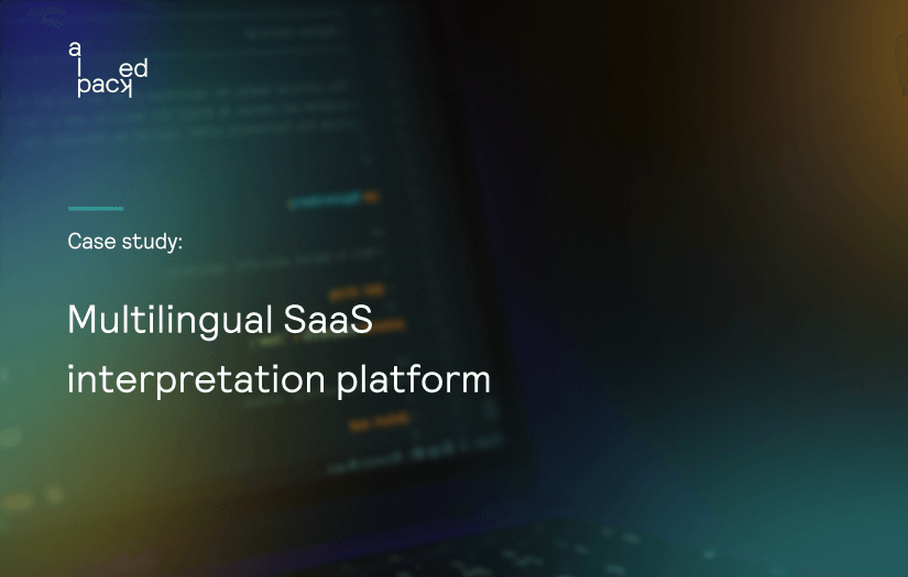 Multilingual SaaS interpretation platform screenshot 2
