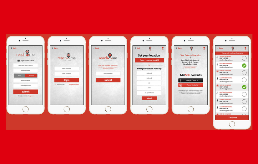 Women Safety (SOS) Android App screenshot 2