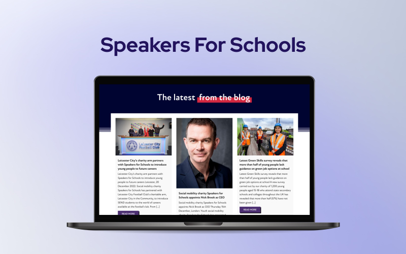 Speakers for Schools. EdTech platform screenshot 1