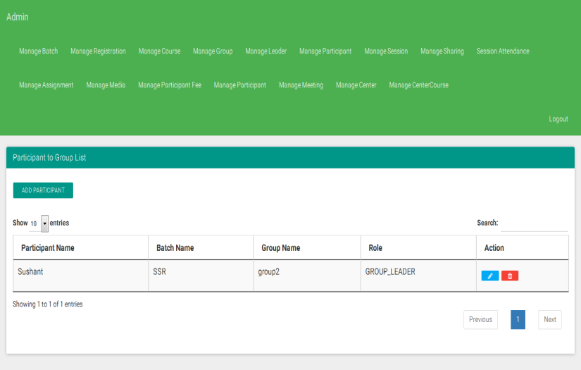 Education institute management screenshot 2
