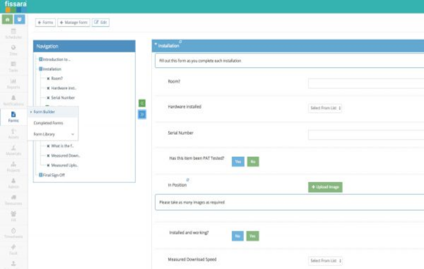 Complete on field operation management screenshot 1