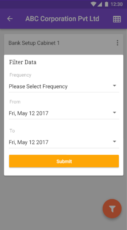 Real time device monitoring application for Backup Power Source screenshot 1