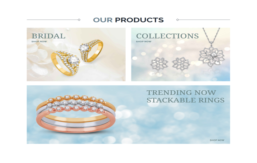 Online diamond jewellery store screenshot 3