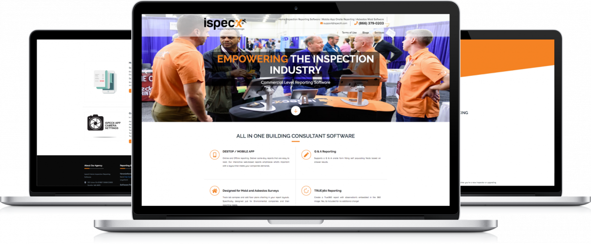 Ispecx-WebApp screenshot 1