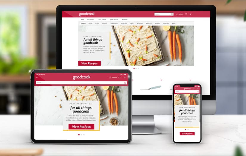 Turning a WordPress recipe blog into an eCommerce PWA screenshot 1