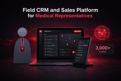 Field CRM and Sales Platform for Medical Representatives