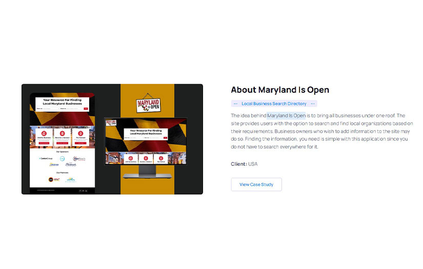 Maryland Is Open screenshot 1