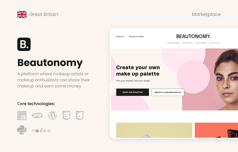 A marketplace for beauty bloggers screenshot 1