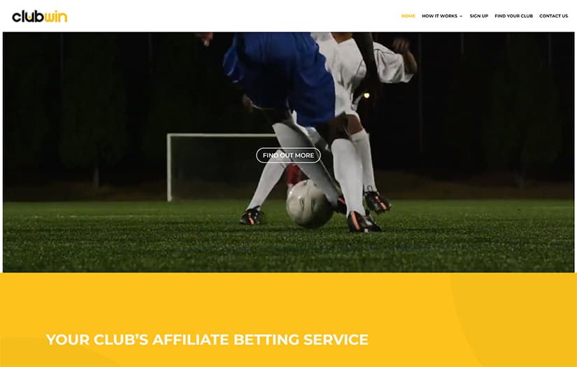 Club Win: Sports Portal Development screenshot 1