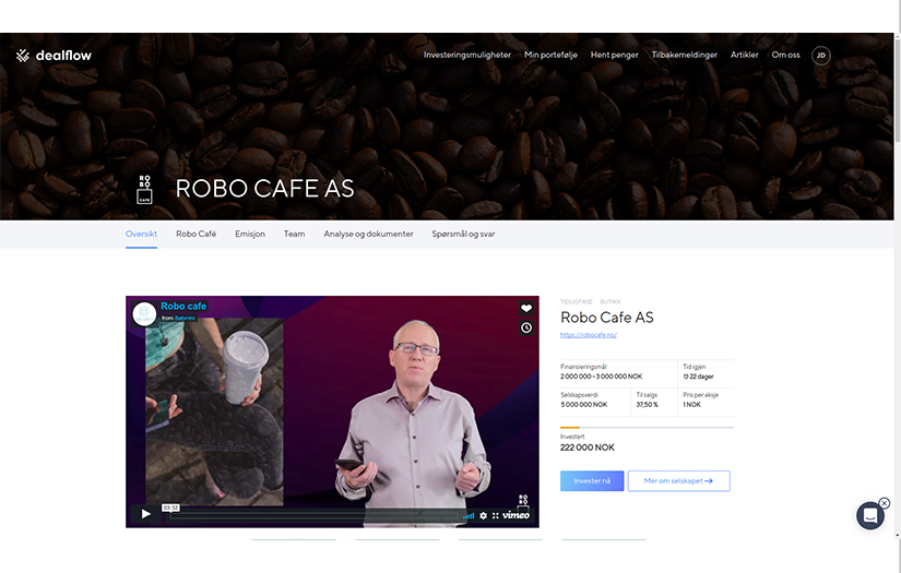 Dealflow - fundraising service connects investors with entrepreneurs - to create tomorrow's jobs screenshot 3