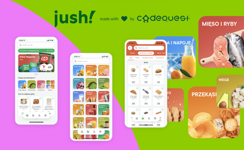 Jush! An On-demand Delivery App from Poland screenshot 1