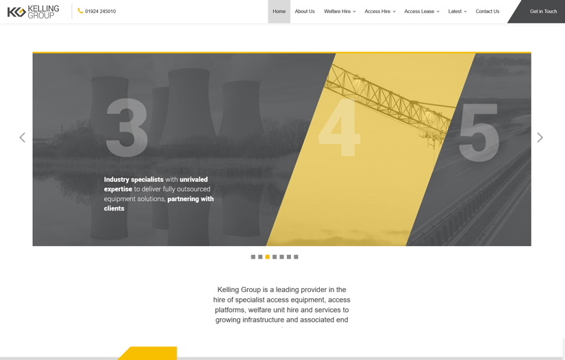 Kelling Group | Website Design & Development screenshot 1