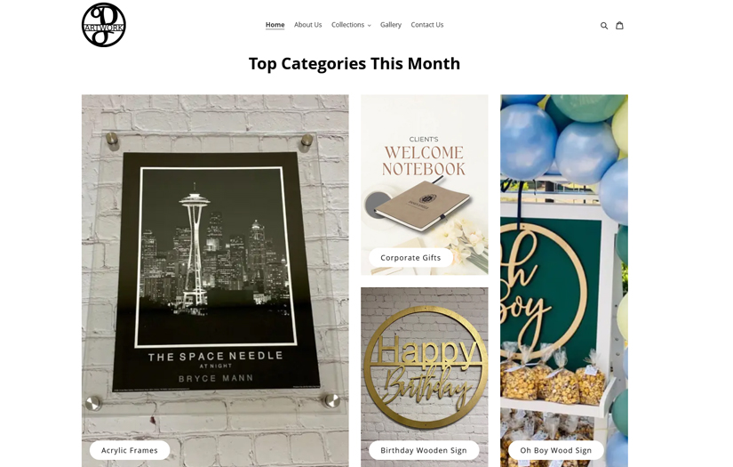 The Professional Artwork | Website Design & Development screenshot 1