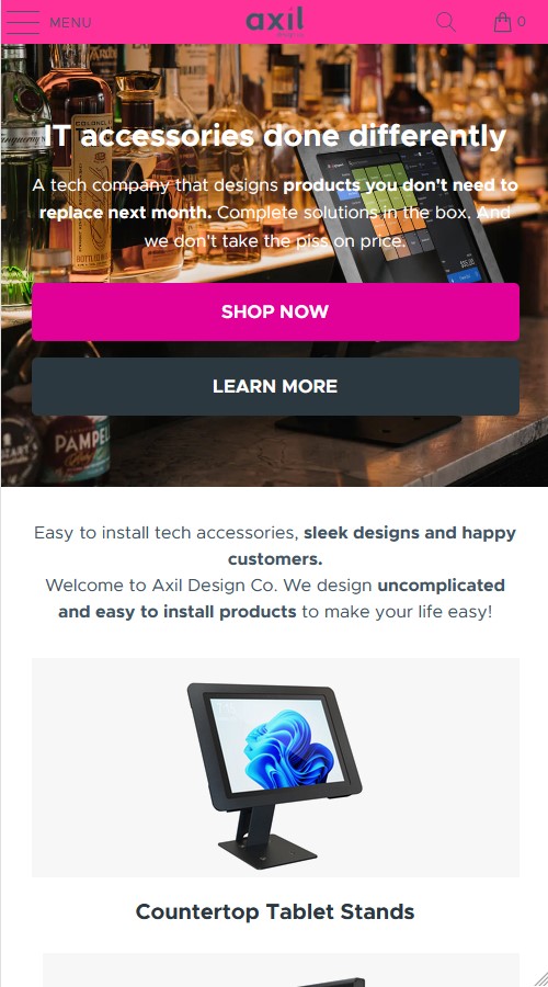 Axil Design Co | Website Design & Development screenshot 1