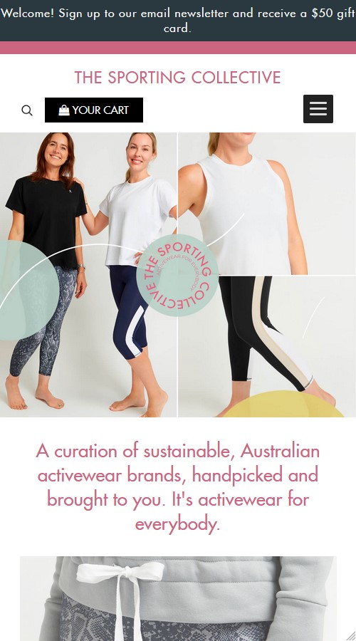 The Sporting Collective | Website Design & Development screenshot 2