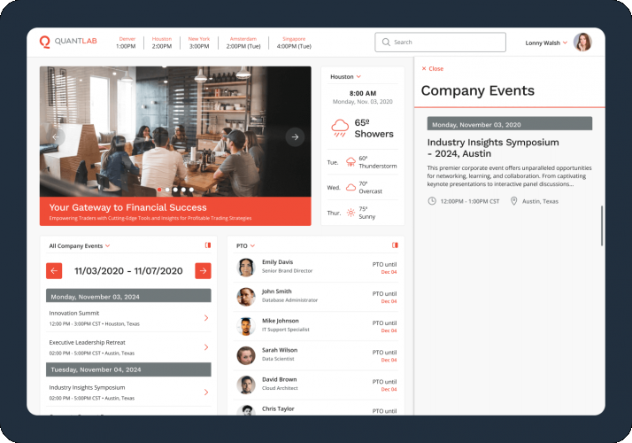Quantlab screenshot 2