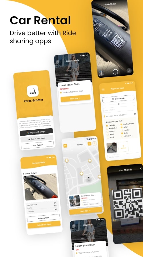 E-scotter App screenshot 1