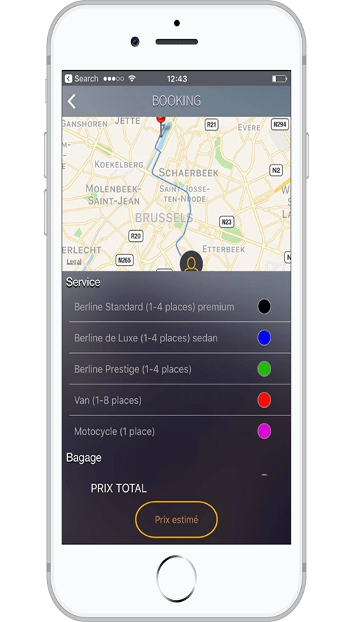 Mobiz taxi screenshot 2
