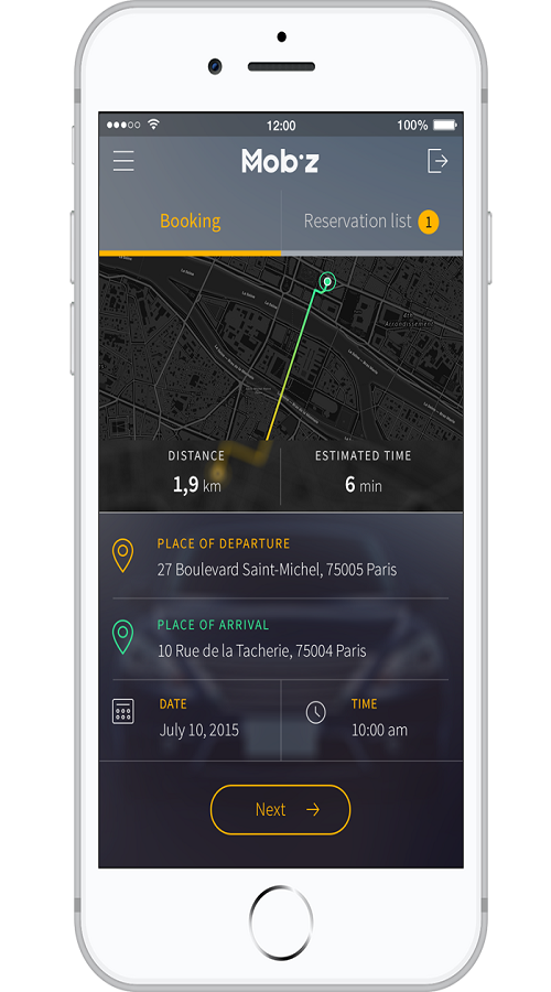 Mobiz taxi screenshot 4