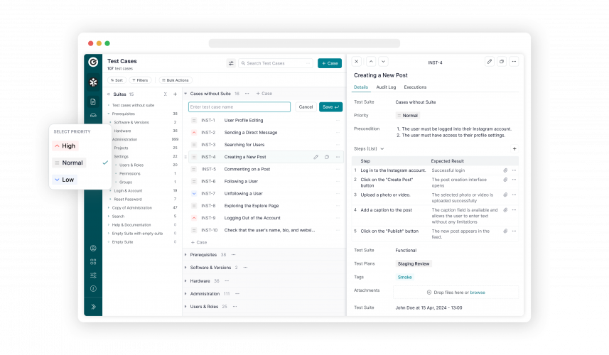 Test Case Lab screenshot 2