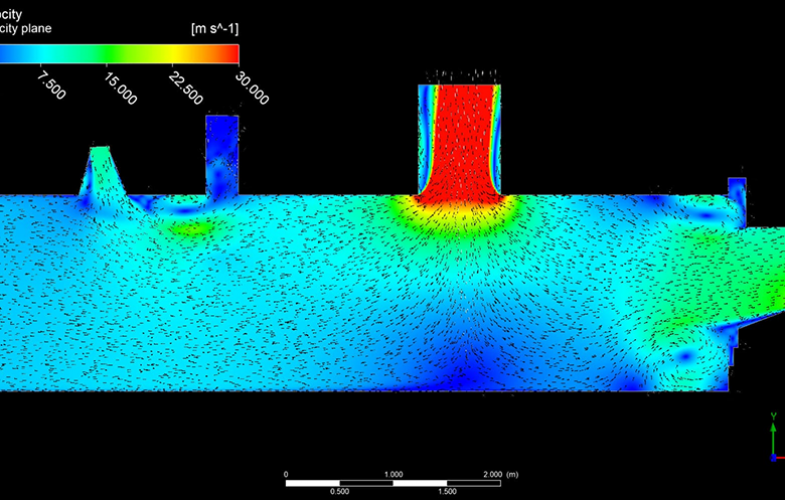 CFD & FEA for a Copper Smelter Furnace screenshot 2