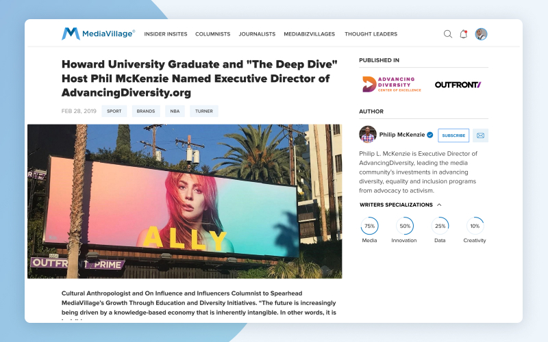 MediaVillage Boosts UX with a Revamped Portal screenshot 3